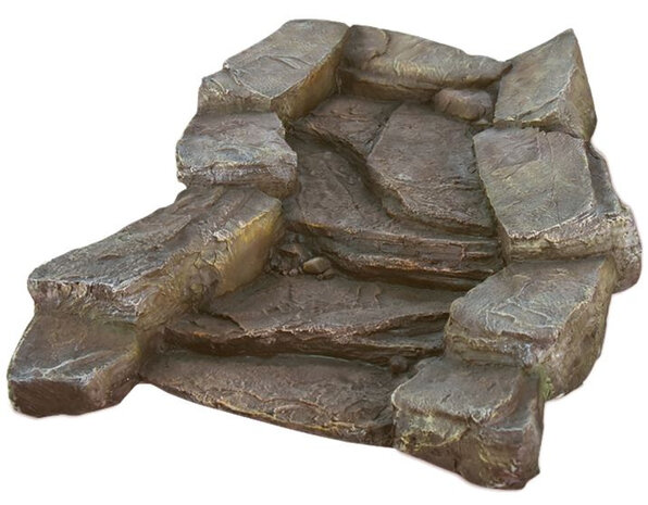 watervalelement VT Garden Stream 80 cm polysteen grijs