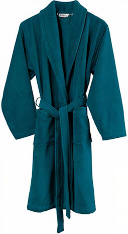 badjas Felicia dames katoen groen maat XL