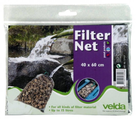 filternet 40 x 60 cm groen textiel