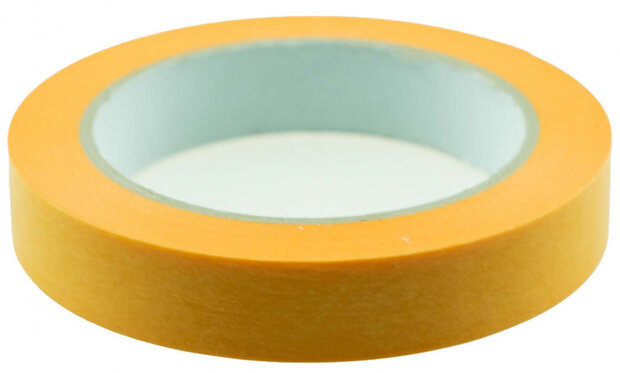 afplaktape Washi 19 mm x 50 m papier geel