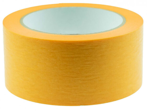 afplaktape Washi 50 mm x 50 m papier geel