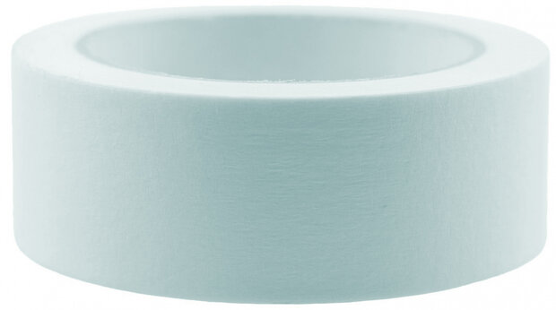 afplaktape 38 mm x 50 m tot 80 &deg;C papier wit