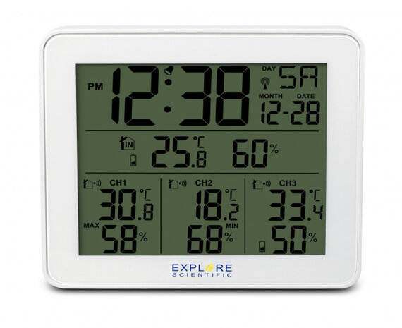weerstation 3 sensoren 9,8 x 42,6 x 96 mm wit