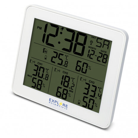 weerstation 3 sensoren 9,8 x 42,6 x 96 mm wit