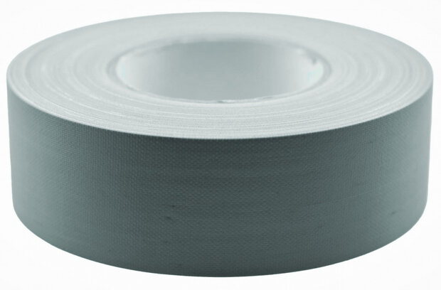 ducttape 50 mm x 50 m 70 mesh/polyetheen matgrijs