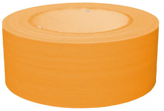 ducttape fluoriserend 50 mm x 25 m 70 mesh oranje