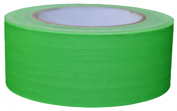 ducttape fluoriserend 50 mm x 25 m 70 mesh groen