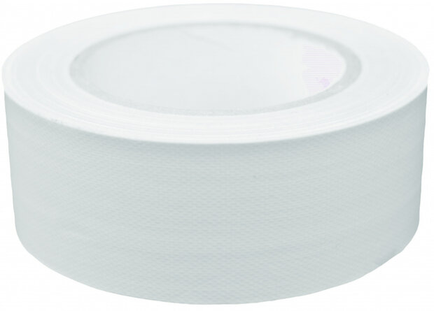 ducttape 50 mm x 25 m 70 mesh/polyetheen wit
