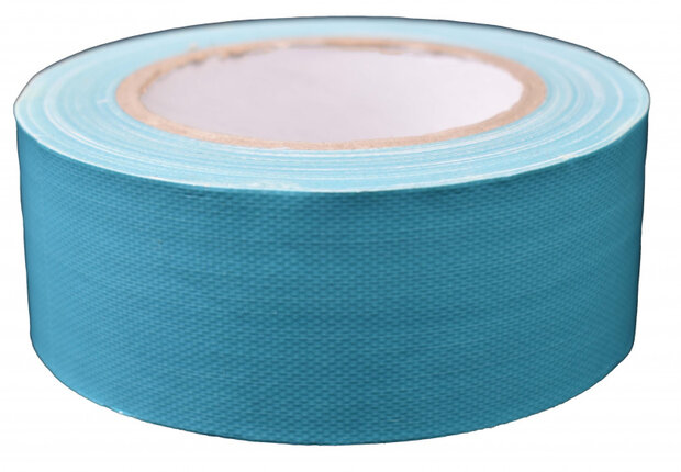 ducttape 50 mm x 25 m 70 mesh/polyetheen lichtblauw