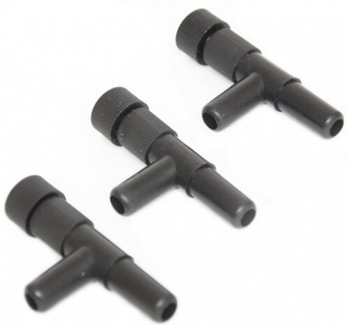 verdeelkranen vijverbeluchting VT 6/9 mm zwart 3 stuks