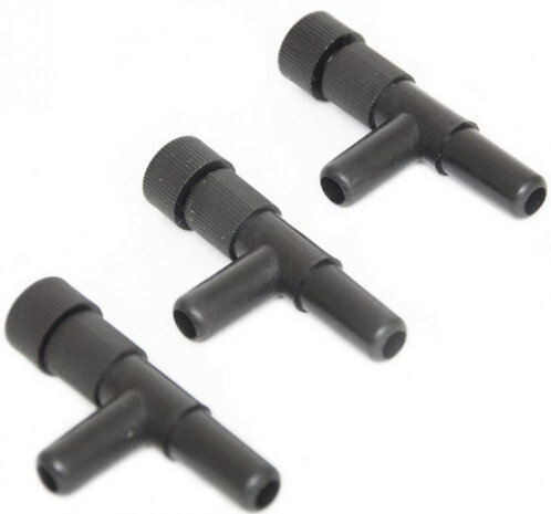 verdeelkranen vijverbeluchting VT 9/12 mm zwart 3 stuks