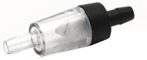 terugslagventiel vijverbeluchting VT 9/12 mm transparant