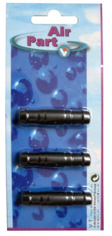 verbindingsstuk vijverbeluchting VT 4/6 mm zwart 3 stuks