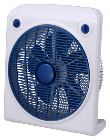 ventilator 220-240v 50hz 40w 50 x 25 cm wit/blauw