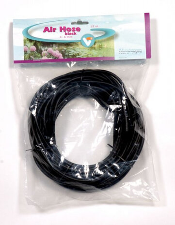 luchtslang VT 4/6 mm 15 m zwart