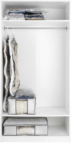 vacu&uuml;mzak Cube 70 x 135 cm polyetheen transparant