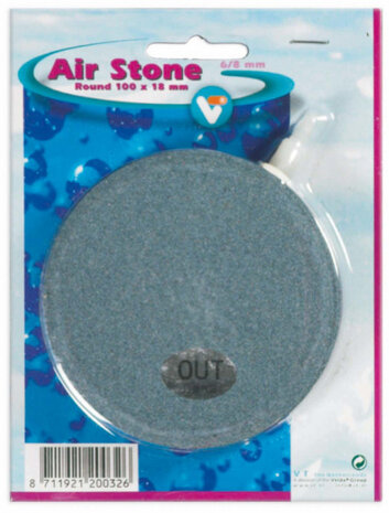luchtsteen VT 6-8 mm 10 x 1,8 cm steen grijs