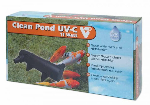 UV-C filter Clean Pond 11 watt 46 cm polyetheen zwart