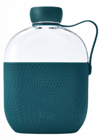 drinkfles 650 ml polypropyleen groen/transparant