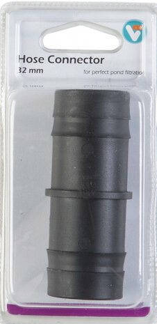 verbindingsstuk vijverslang 32 mm zwart