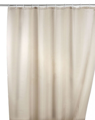 douchegordijn 180 x 200 cm polyester beige