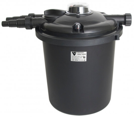 drukfilter 10000 VT 5000 l/u 40,5 x 37 cm zwart 6-delig