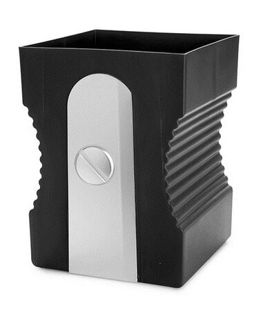 papierbak puntenslijper 29 x 21 cm zwart