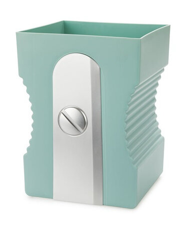 papierbak puntenslijper 29 x 21 cm turquoise