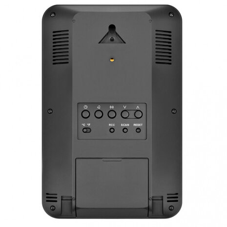 weerstation 5-in-1 12 x 19 cm zwart/wit