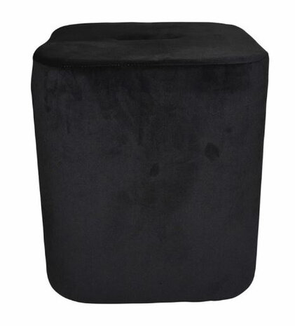 kruk 35 x 38 cm fluweel zwart