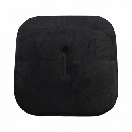 kruk 35 x 38 cm fluweel zwart