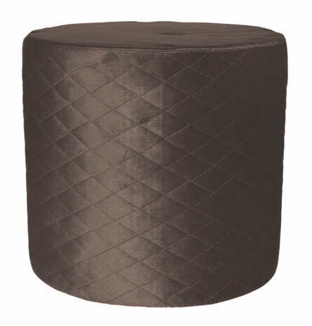 kruk 34 x 31 cm fluweel beige