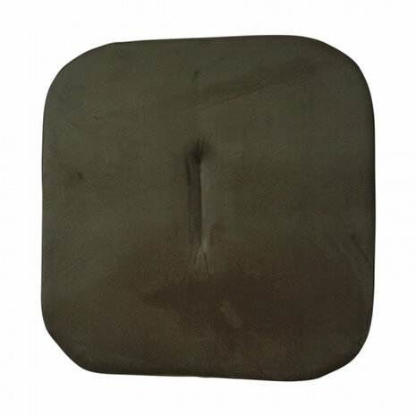 kruk 35 x 38 cm fluweel bruin