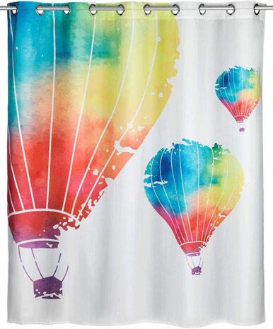 douchegordijn In The Air 200 x 180 cm polyester wit