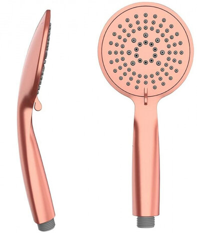 handdouche Young 11 cm 5 straalsoorten ABS ros&eacute;goud