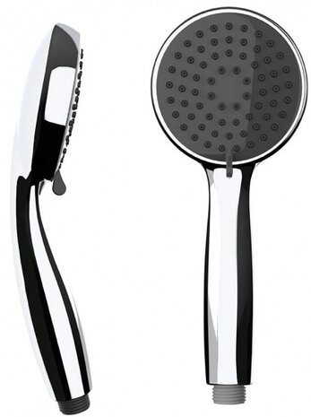 handdouche Basic 10 cm ABS chroom/grijs