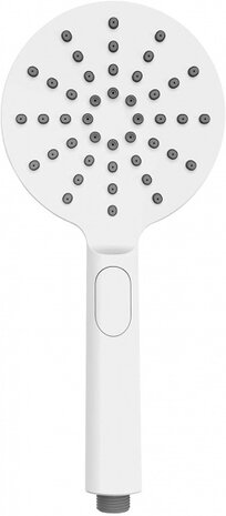 handdouche Design 12 cm 3 standen ABS wit