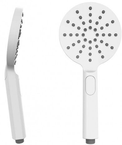 handdouche Design 12 cm 3 standen ABS wit