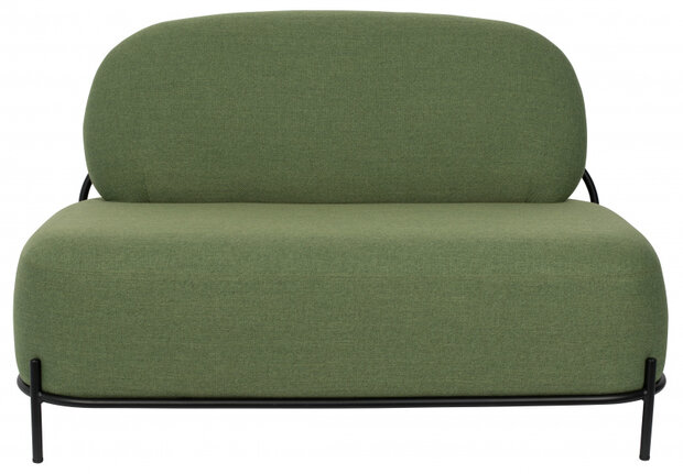 bank Polly 125 x 77 cm polyester groen
