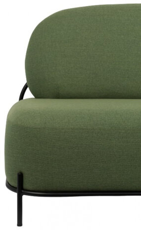 bank Polly 125 x 77 cm polyester groen