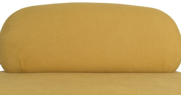 bank Polly 125 x 77 cm polyester geel