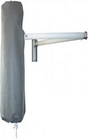 parasolhoes 150 x 50 cm polyester grijs