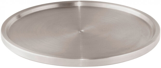 draaiplaat Rondell Uno 26,5 cm RVS zilver