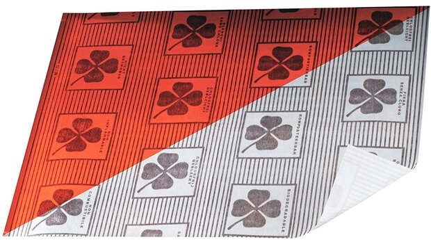 dampfilter 57 x 47 cm viscose wit/bruin 2 stuks