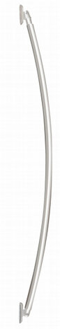 douchegordijnstang 2,5 x 110-200 cm aluminium chroom