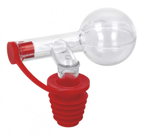 doseerbol cocktails 2,5 cl transparant/rood