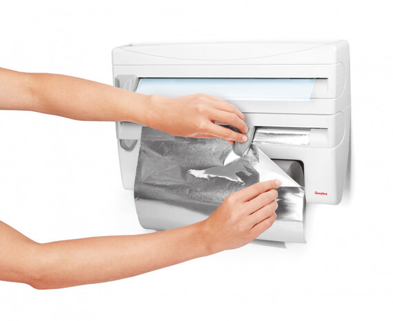 keukenroldispenser Roll &#039;n Roll 39 x 10 cm wit