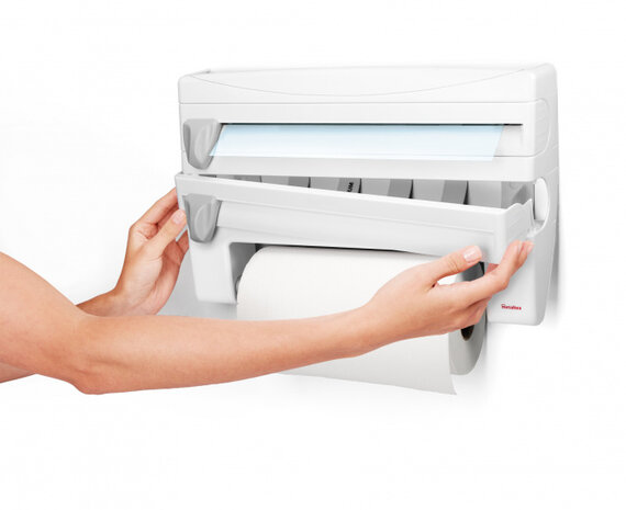 keukenroldispenser Roll &#039;n Roll 39 x 10 cm wit
