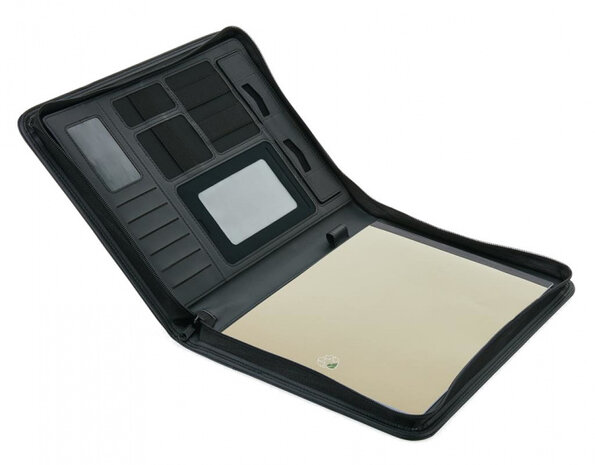 portfolio Deluxe Tech 34 x 26,5 cm PU grijs
