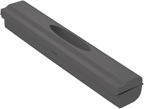 foliesnijder 38 x 6,7 cm ABS/RVS grijs